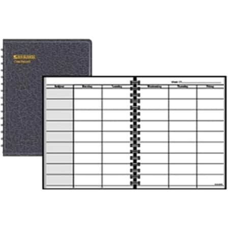At-A-Glance AT-A-GLANCE Teacher's Planner Black 8.25x11 Undated 80-155-05 Pack Of 6 80-155-05